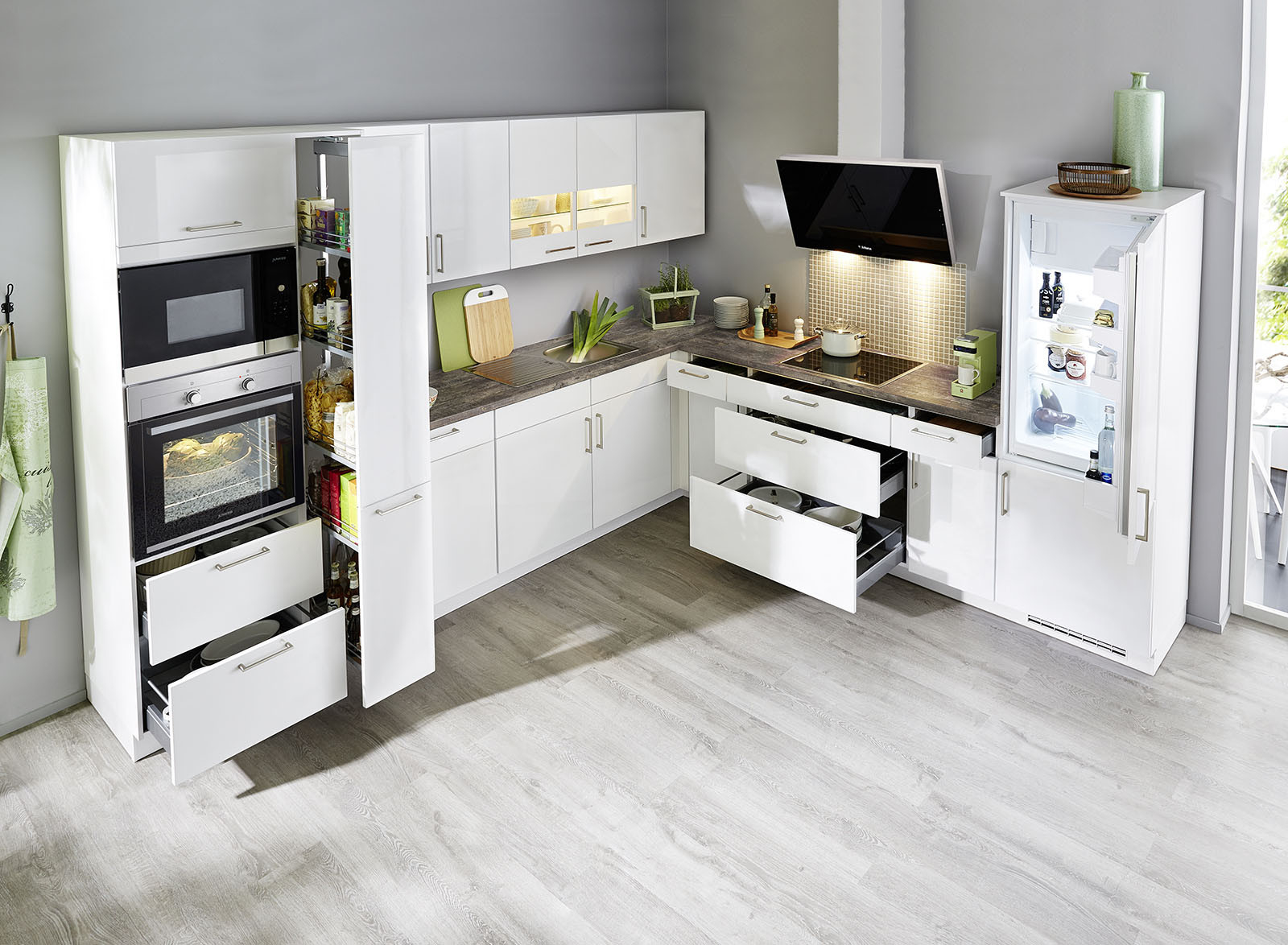 Winkelküchen &amp; L-Küchen: Gestaltungs-Ideen | Küchentestkauf